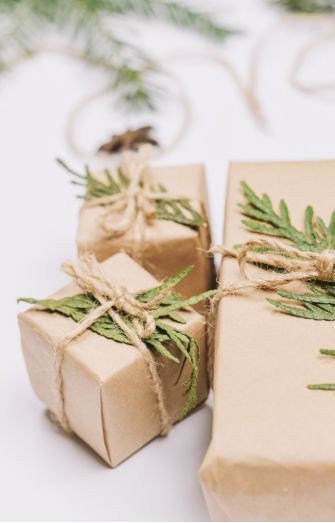 Confezione regalo per Natale