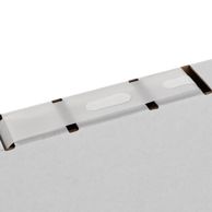 Strisce adesive di silicon, in scatola di dispensa  condizionatamente rimovibile  | 3000 pz