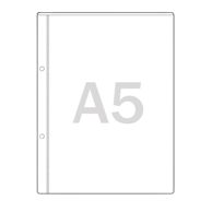 Buste per raccoglitori A5, PVC morbido 180 µm 