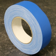 Nastro telato adesivo su un lato, nastro rinforzato blu | 38 mm