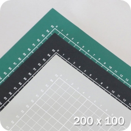 Tappetino da taglio XXL, 200 x 100 cm, autorigenerante, con reticolato 