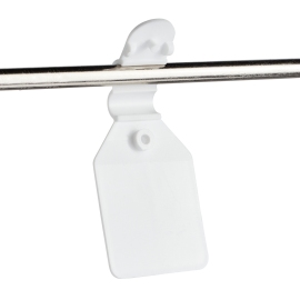 Porta etichette con clip per broche, 26 x 26 mm 