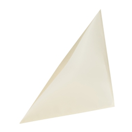Tasche triangolari, autoadesivo, carta 140 x 140 mm | trasparente