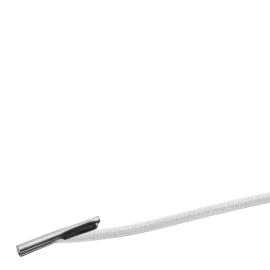 Cordino elastico 380 mm con 2 capicorda, bianco 