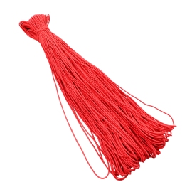 Cordino elastico, 2,5 mm, rosso (pacchetto con 100 m) 