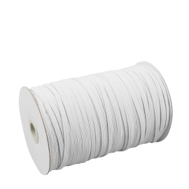 Cordino elastico in bobina, 3 mm, bianco (rotolo con 180 m) 