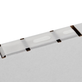 Strisce adesive di silicone, 10 x 30 mm, rimovibile (scatola con 1 000 unità) 