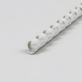 Spirali di plastica A4, tondo 10 mm | grigio