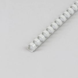 Spirali di plastica A4, tondo 14 mm | grigio