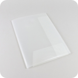 Cartellina porta offerta A4, con tasca trasparente e occhielli di archiviazione, trasparente 
