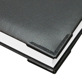 Angoli per libri PS 31, 31 x 31 mm, verniciato in nero 
