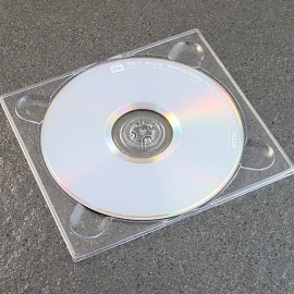 PORTA CD, trasparente 