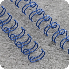 Spirali metalliche 3:1, A4 8,0 mm (5/16") | blu