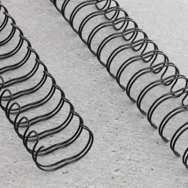 Spirali metalliche 3:1, A4 16,0 mm (5/8") | nero