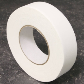 Nastro in tessuto adesivo su un lato, nastro rinforzato bianco | 19 mm