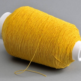 Cordino elastico in bobina, 1 mm, giallo (rotolo con 1.050 m) 