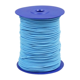 Cordino elastico in bobina, 2,2 mm, blu chiaro (L042) (rotolo con 100 m) 