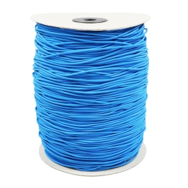 Cordino elastico in bobina, 2,2 mm, blu chiaro (L046) (rotolo con 500 m) 