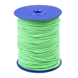 Cordino elastico in bobina, 2,2 mm,verde (L071) (rotolo con 100 m) 