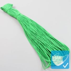 Cordino elastico, 2,5 mm, verde (pacchetto con 100 m) 