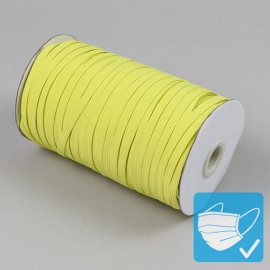 Cordino elastico in bobina, 6 mm, giallo (rotolo con 125 m) 