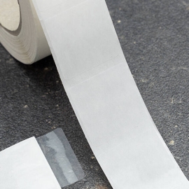 Bollini adesivi, forte adesione su un lato, rettangolo 30 x 30 mm | 3 000 unità