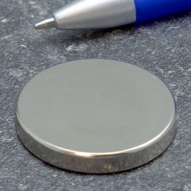 Disco magnetico al neodimio, 35 mm x 5 mm, N42 