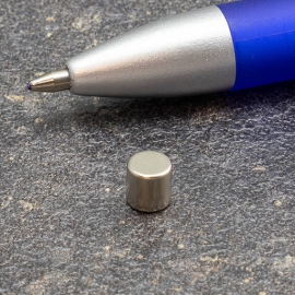 Disco magnetico al neodimio, 5 mm x 5 mm, N45 
