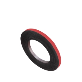 Nastro magnetico colorato, anisotropo (rotolo con 10 m) 10 mm | rosso