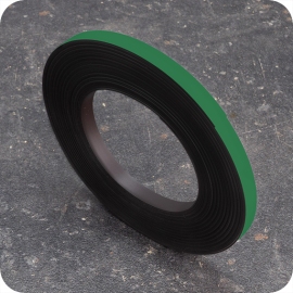 Nastro magnetico colorato, anisotropo (rotolo con 10 m) 10 mm | verde