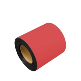 Nastro magnetico colorato, anisotropo (rotolo con 10 m) 150 mm | rosso