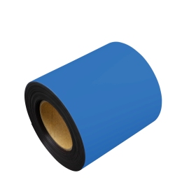 Nastro magnetico colorato, anisotropo (rotolo con 10 m) 150 mm | blu