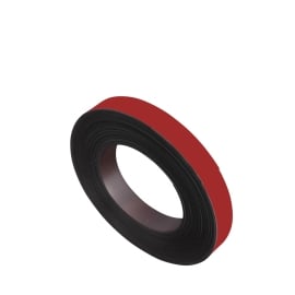 Nastro magnetico colorato, anisotropo (rotolo con 10 m) 20 mm | rosso