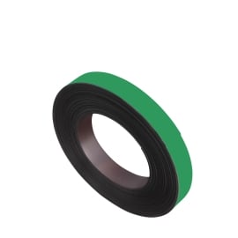 Nastro magnetico colorato, anisotropo (rotolo con 10 m) 20 mm | verde