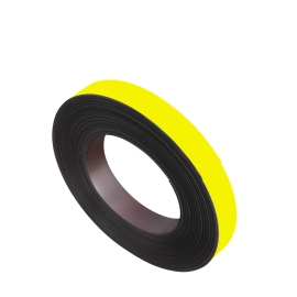 Nastro magnetico colorato, anisotropo (rotolo con 10 m) 20 mm | giallo