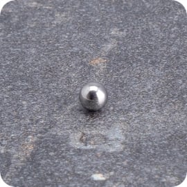 Sfera magnetica al neodimio 5 mm | argento
