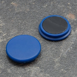 Magnete da ufficio, rotondo 32 mm | azzurro