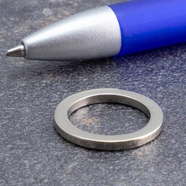 Anello magnetico al neodimio, nichelato 20 mm | 15 mm