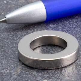 Anello magnetico al neodimio, nichelato 26.75 mm | 16 mm