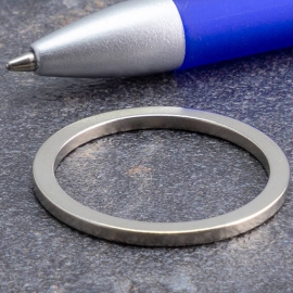 Anello magnetico al neodimio, nichelato 30 mm | 25 mm