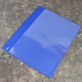 Buste magnetiche portadocumenti per formato A4, con 2 magnete al neodimio, lato largo aperto, blu 