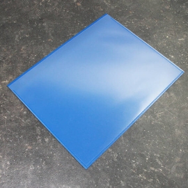 Buste magnetiche portadocumenti per formato A4, con 1 striscia magnetica, lato largo aperto, PP, blu 