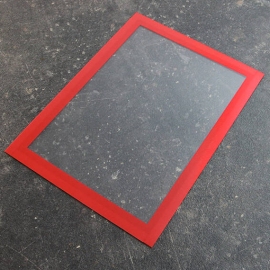 Cornice magnetica con nastro magnetico A3 | rosso