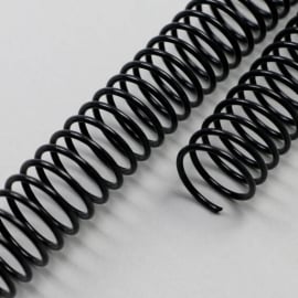 Spirali plastiche Coil, A4, passo 4:1 32 mm | nero