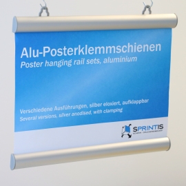 Profilo porta poster, in alluminio 