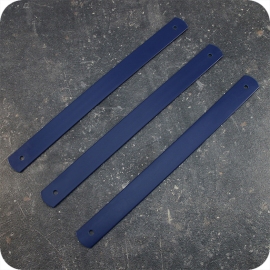 Maniglie a cinghia, PVC morbido, blu scuro, 300 x 25 x 2,5 mm 