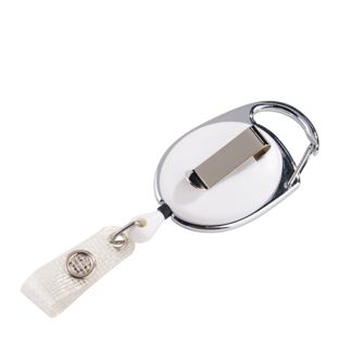 Porta badge a yoyo con clip da cintura 