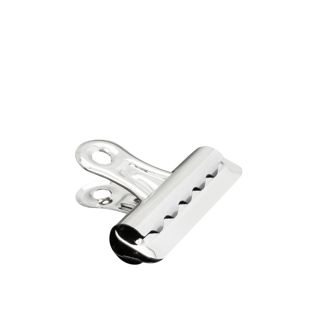 Molle fermacarte con clip bulldog, metallo 54 x 44 mm