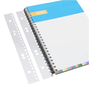 Bande per archiviazione per spirali metalliche, A5, 3:1, fori rotondi 