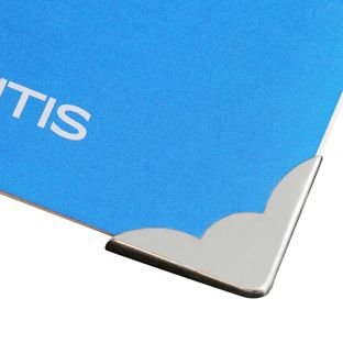 Angoli per libri Metallo A 22 - 22 x 22 mm  | nichelato 